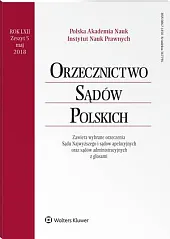 Orzecznictwo Sądów Polskich 
