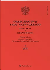 Orzecznictwo Sądu Najwyższego. Izba Karna 