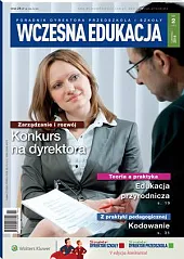 Wczesna Edukacja. Poradnik dyrektora przedszkola i, 