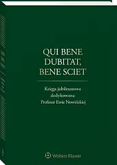 Qui bene dubitat, bene sciet. Księga,Janusz Barta