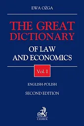 The Great Dictionary of Law and Economics Vol I English - Polish