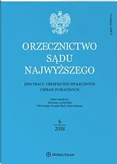 Orzecznictwo Sądu Najwyższego. Izba Pracy i, 