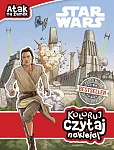 Star Wars Atak na zamek Koloruj czytaj naklejaj