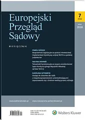 Europejski Przegląd Sądowy  Europejski Przegląd Sądowy