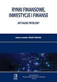 Rynki finansowe, inwestycje i finanse Rynki finansowe, inwestycje i finanse