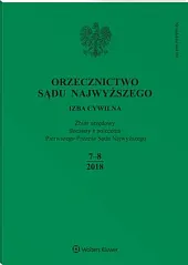 Orzecznictwo Sądu Najwyższego. Izba Cywilna 