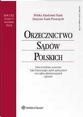 Orzecznictwo Sądów Polskich 