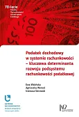 Podatek dochodowy w systemie rachunkowości Podatek dochodowy w systemie rachunkowości