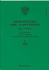 Orzecznictwo Sądu Najwyższego. Izba Cywilna  Orzecznictwo Sądu Najwyższego. Izba Cywilna