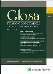 Glosa - Prawo Gospodarcze w Orzeczeniach, 