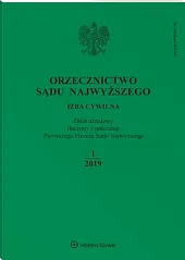 Orzecznictwo Sądu Najwyższego. Izba Cywilna  Orzecznictwo Sądu Najwyższego. Izba Cywilna