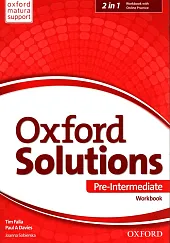 Oxford Solutions Pre Intermediate Workbook +,Tim Falla