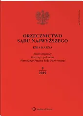 Orzecznictwo Sądu Najwyższego. Izba Karna  Orzecznictwo Sądu Najwyższego. Izba Karna