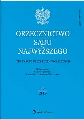 Orzecznictwo Sądu Najwyższego. Izba Pracy i, 