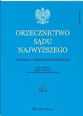 Orzecznictwo Sądu Najwyższego. Izba Pracy i, 