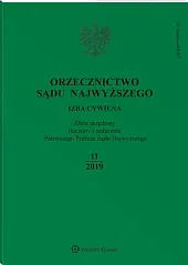 Orzecznictwo Sądu Najwyższego. Izba Cywilna  Orzecznictwo Sądu Najwyższego. Izba Cywilna
