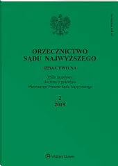 Orzecznictwo Sądu Najwyższego. Izba Cywilna  Orzecznictwo Sądu Najwyższego. Izba Cywilna