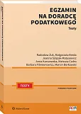 Egzamin na doradcę podatkowego. Testy Egzamin na doradcę podatkowego. Testy