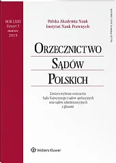Orzecznictwo Sądów Polskich 