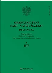 Orzecznictwo Sądu Najwyższego. Izba Cywilna  Orzecznictwo Sądu Najwyższego. Izba Cywilna