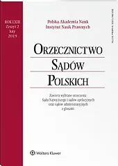 Orzecznictwo Sądów Polskich 