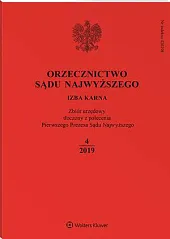 Orzecznictwo Sądu Najwyższego. Izba Karna  Orzecznictwo Sądu Najwyższego. Izba Karna