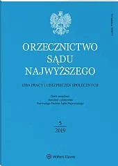 Orzecznictwo Sądu Najwyższego. Izba Pracy i, 