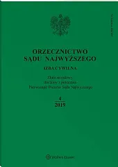 Orzecznictwo Sądu Najwyższego. Izba Cywilna  Orzecznictwo Sądu Najwyższego. Izba Cywilna