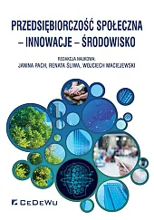Przedsiębiorczość społeczna innowacje środowiskoJanina Pach