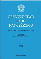 Orzecznictwo Sądu Najwyższego. Izba Pracy i, 