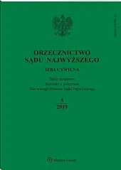 Orzecznictwo Sądu Najwyższego. Izba Cywilna  Orzecznictwo Sądu Najwyższego. Izba Cywilna