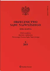 Orzecznictwo Sądu Najwyższego. Izba Karna  Orzecznictwo Sądu Najwyższego. Izba Karna