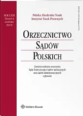 Orzecznictwo Sądów Polskich 