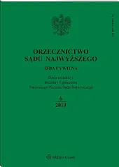 Orzecznictwo Sądu Najwyższego. Izba Cywilna  Orzecznictwo Sądu Najwyższego. Izba Cywilna