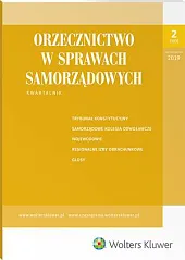 Orzecznictwo w Sprawach Samorządowych  Orzecznictwo w Sprawach Samorządowych