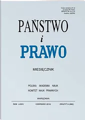 Państwo i Prawo Andrzej Wróbel Państwo i Prawo Andrzej Wróbel