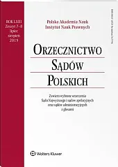Orzecznictwo Sądów Polskich 