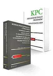 PAKIET: Kodeks postępowania cywilnego. Komentarz do zmian 2019. Tom I i II + Kodeks postępowania cywilnego. Zestawienie zmian przepisów z datami wejścia w życie. Nowelizacja 2019 PAKIET: Kodeks postępowania cywilnego. Komentarz do zmian 2019. Tom I i II + Kodeks postępowania cywilnego. Zestawienie zmian przepisów z datami wejścia w życie. Nowelizacja 2019