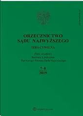 Orzecznictwo Sądu Najwyższego. Izba Cywilna  Orzecznictwo Sądu Najwyższego. Izba Cywilna