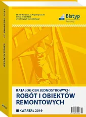 Katalog cen jednostkowych robót i obiektów,  Katalog cen jednostkowych robót i obiektów,