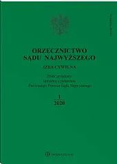 Orzecznictwo Sądu Najwyższego. Izba Cywilna 