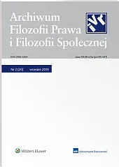 Archiwum Filozofii Prawa i Filozofii Społecznej 
