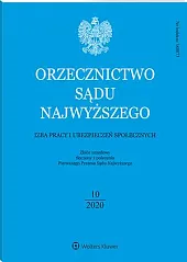 Orzecznictwo Sądu Najwyższego. Izba Pracy i, 