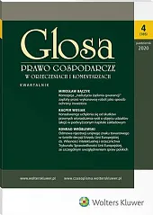 Glosa - Prawo Gospodarcze w Orzeczeniach, 