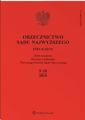 Orzecznictwo Sądu Najwyższego. Izba Karna 