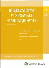 Orzecznictwo w Sprawach Samorządowych  Orzecznictwo w Sprawach Samorządowych