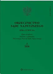 Orzecznictwo Sądu Najwyższego. Izba Cywilna 