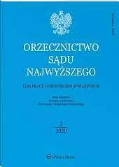 Orzecznictwo Sądu Najwyższego. Izba Pracy i, 