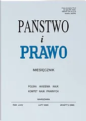 Państwo i Prawo Andrzej Wróbel Państwo i Prawo Andrzej Wróbel