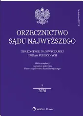 Orzecznictwo Sądu Najwyższego. Izba Kontroli Nadzwyczajnej, 